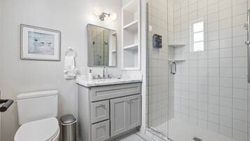 Hair dryer, towels