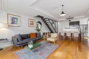 Apartment | Living area - Spacious 2-bed Retreat in Rosebery (Sydney)