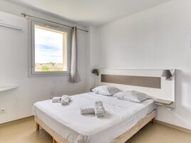 2 habitaciones y ropa de cama