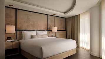 Egyptian cotton sheets, premium bedding, in-room safe, desk