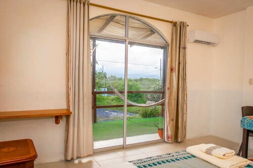 Stay in front of flamingos, meters from the beach in Isabela Galapagos.