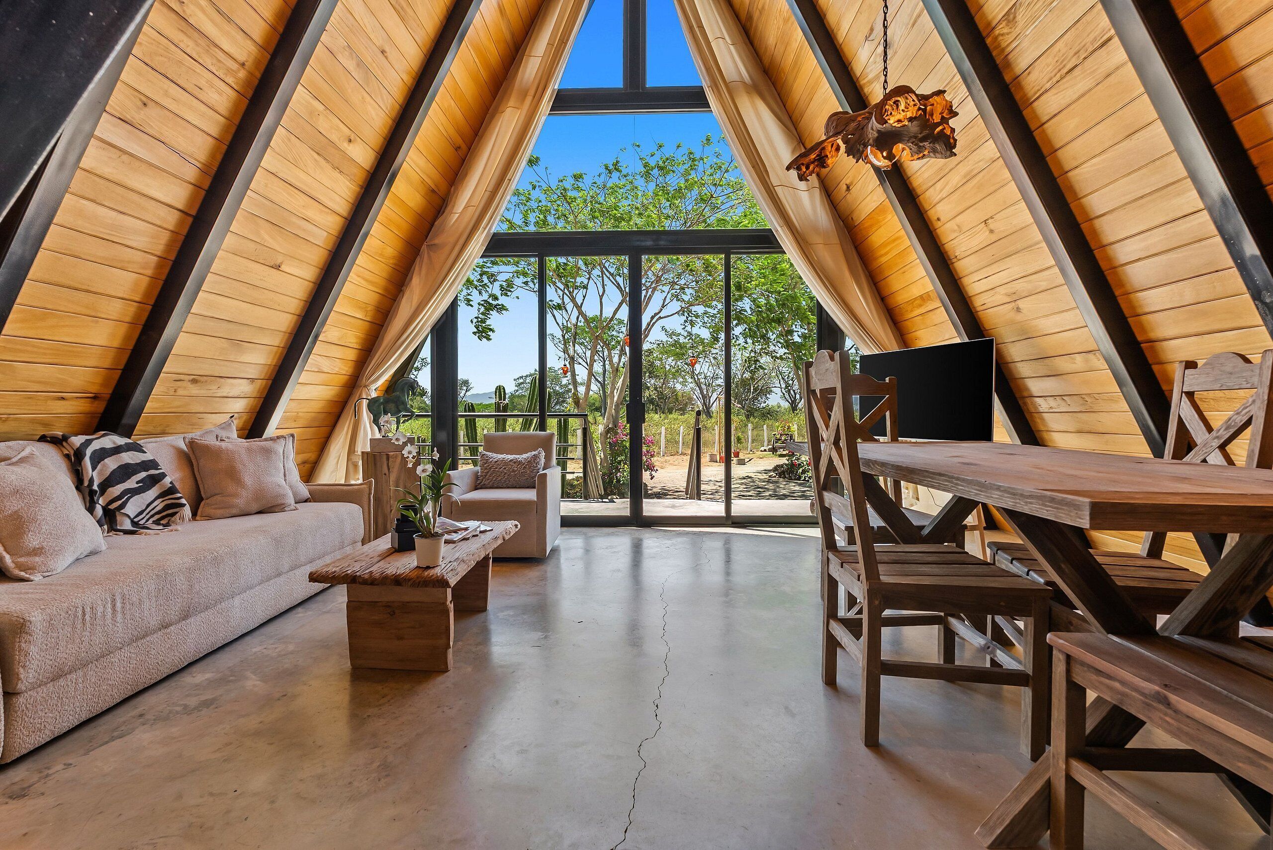 Chalet | Living area | 50-inch LCD TV with cable channels