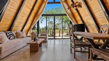 Chalet | Living area | 50-inch LCD TV with cable channels