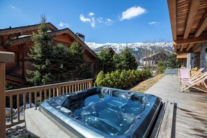 Utendørs boblebad
