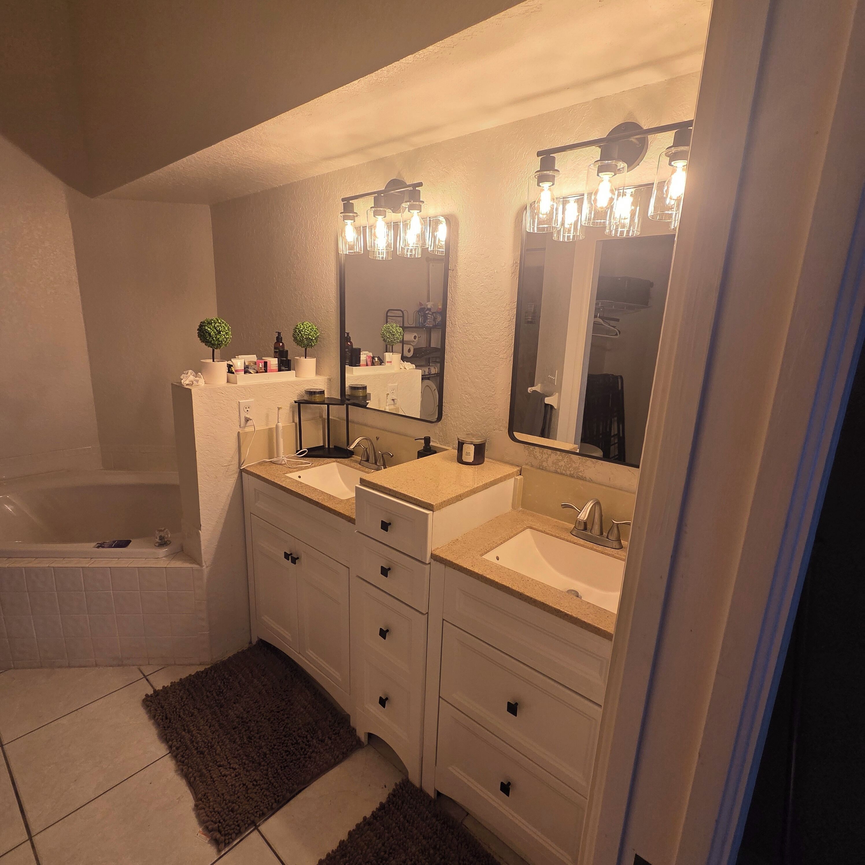 Towels, soap, toilet paper