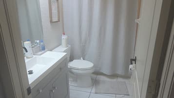 Towels, soap, toilet paper