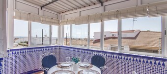 Apartment mit Terrasse und Meerblick in Mazag ón