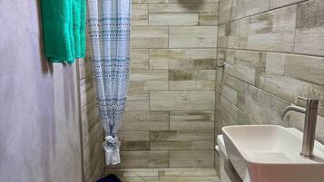 Towels, soap, toilet paper