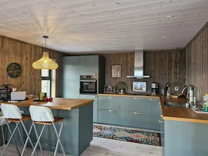 Coffee/tea maker, microwave, oven, dishwasher - New mountain cabin with views over Eggedal (Eggedal)