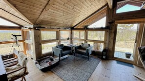 Fernseher, Kamin