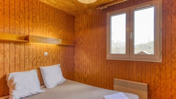Chalet | 2 bilik tidur, cadar katil