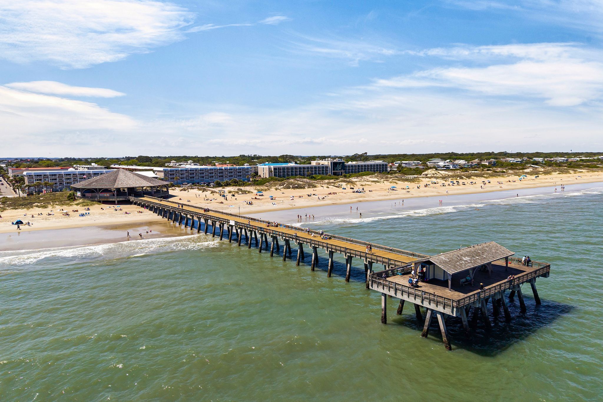 Vlak bij het strand