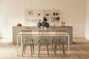 Dining - Holiday apartment in manor house on Rügen (Poseritz)