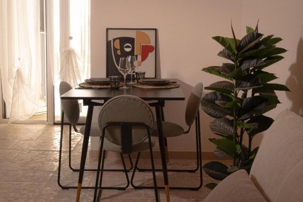 Apartemen Comfort, patio | Tempat makan