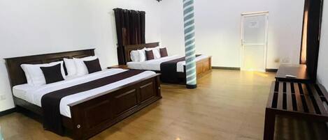 Luxury Quadruple Room, Balcony, Garden View | Laptop workspace, free WiFi