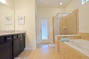 Hair dryer, towels, soap, toilet paper - 9BR Villa w/ Pool Near Disney Sleeps 16+ (Kissimmee)