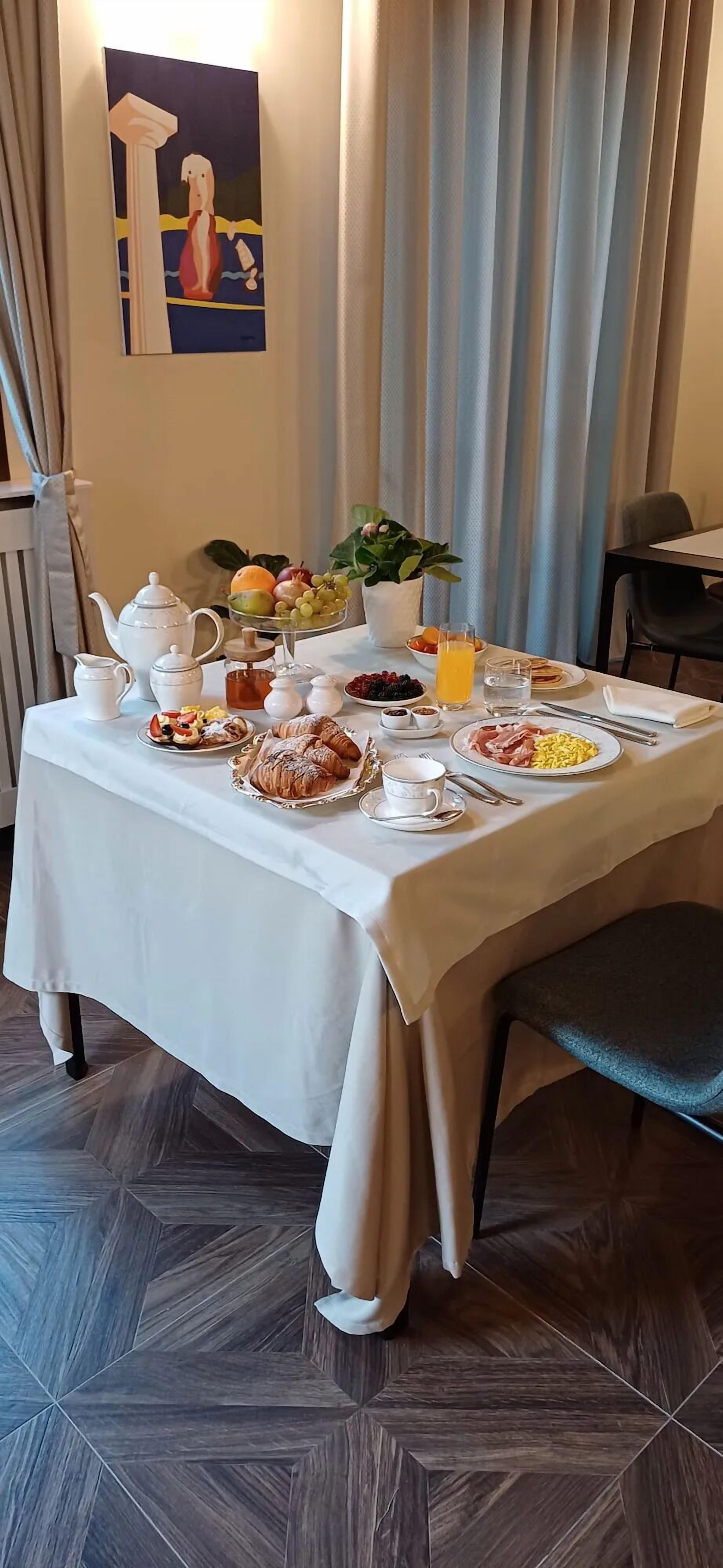 Frokostbuffé er inkludert hver dag