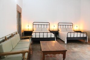 Habitación doble Confort, vista al jardín | Tabla de planchar con plancha y wifi gratis 