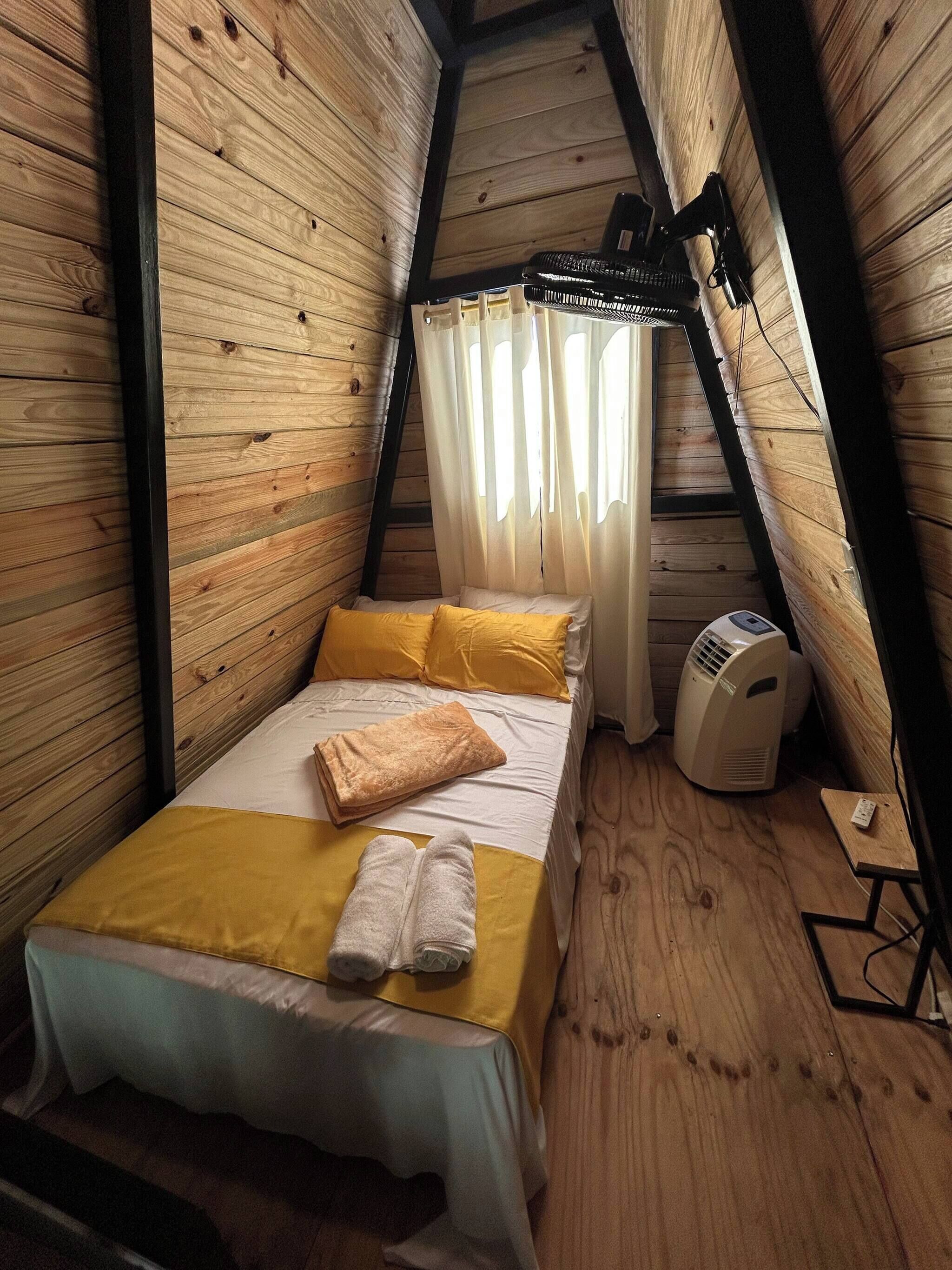 Cabane, 3 chambres, accessible aux personnes à mobilité réduite, balcon