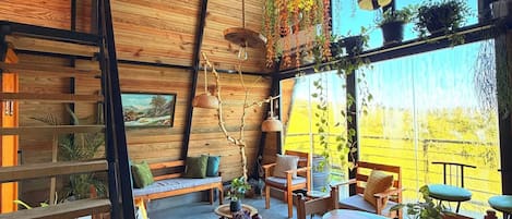 Cabaña, 3 habitaciones, con acceso para personas discapacitadas, balcón | Interior