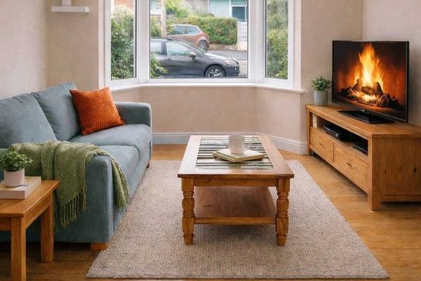 Cosy living area – ideal for relaxing after work