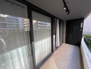 Exterior detail - Cozy 1-bedroom apartment in perfect Las Condes with AC and gym (Las Condes)