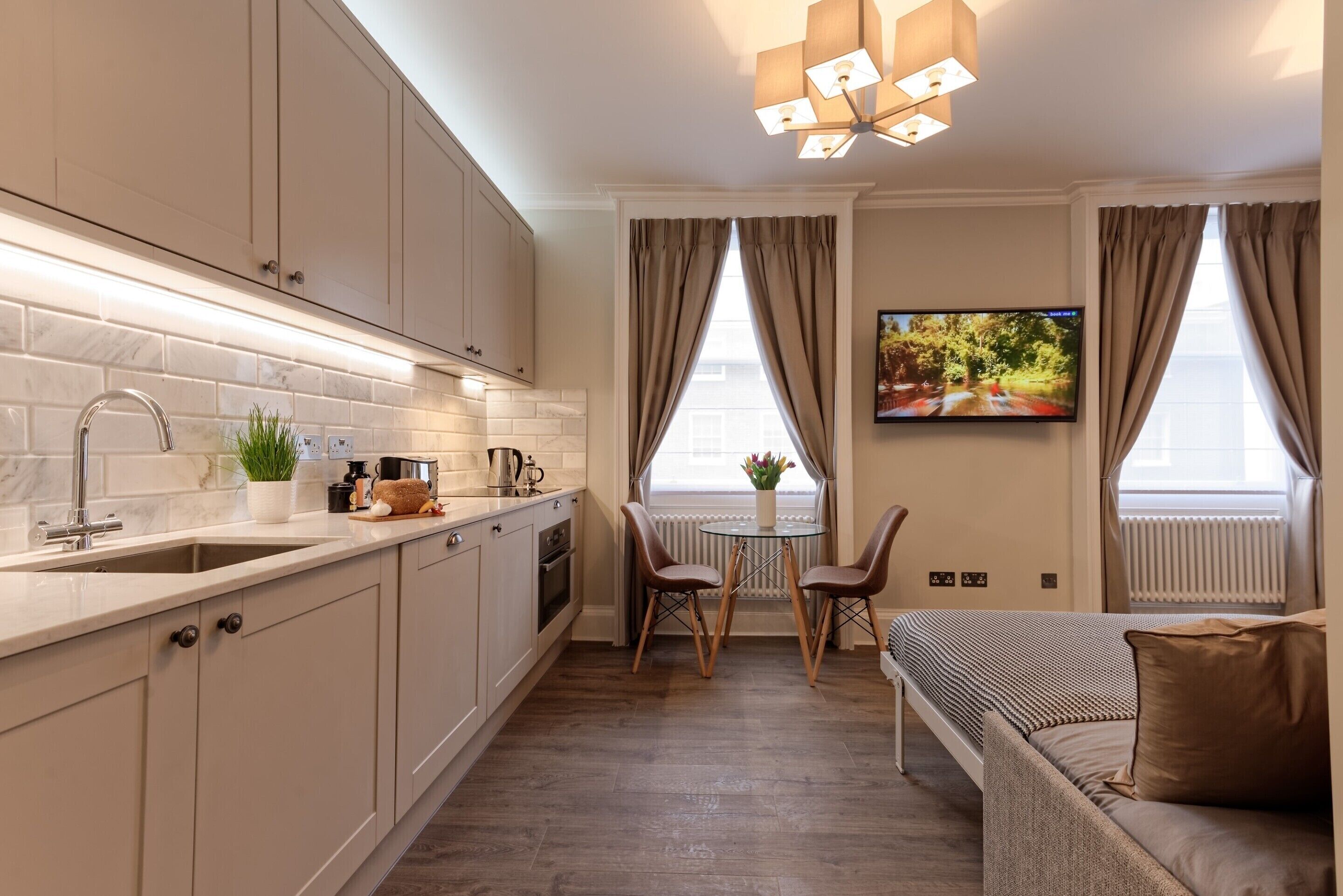 1 bedroom, iron/ironing board, travel crib, WiFi (free)