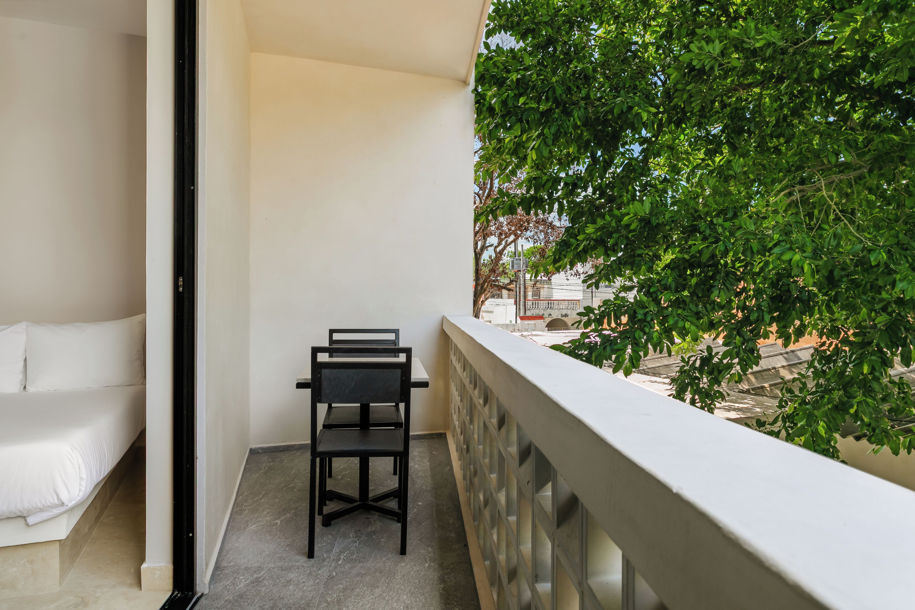 Appartement Familial, balcon | Enceinte de l’hébergement