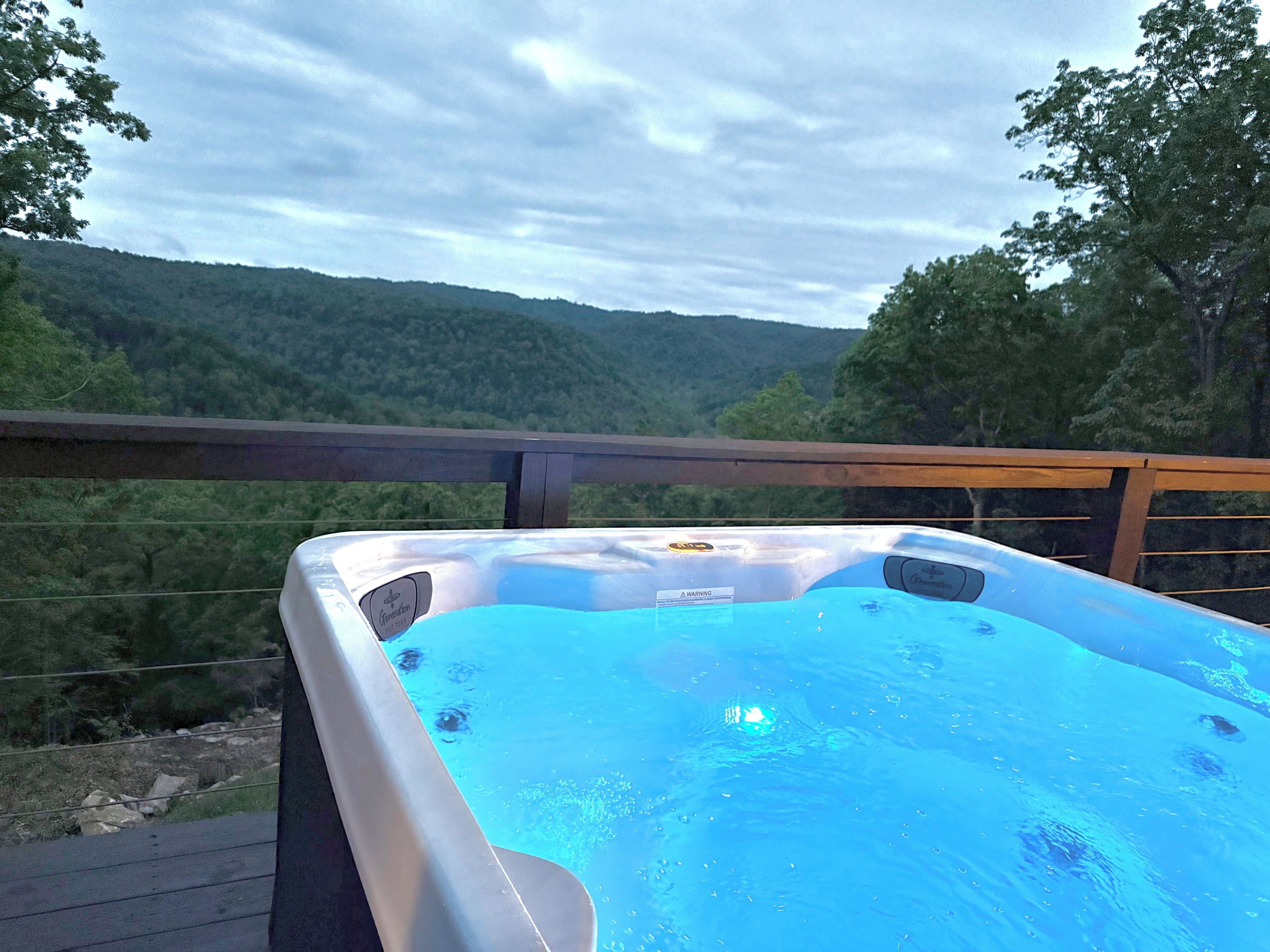 Bain à remous extérieur