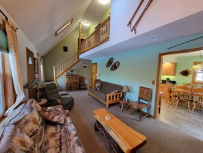 Living area - Adirondack Getaway. Close to Gore and many natural attractions. (Olmstedville)