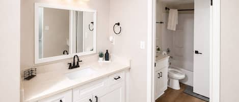 Hair dryer, towels