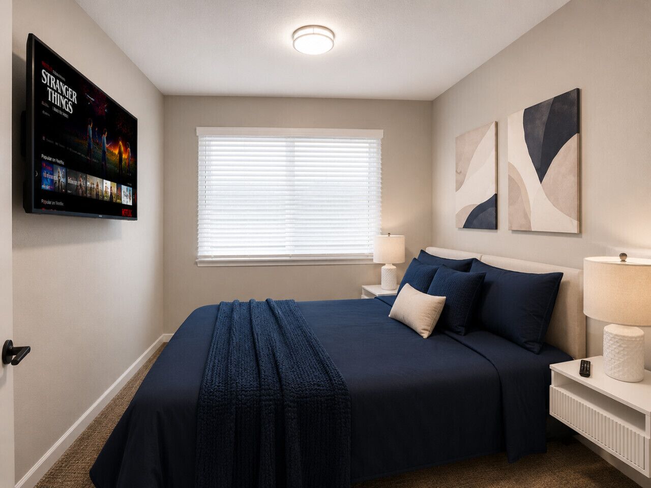 Desk, iron/ironing board, travel crib, WiFi