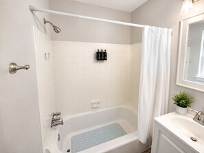 Hair dryer, towels