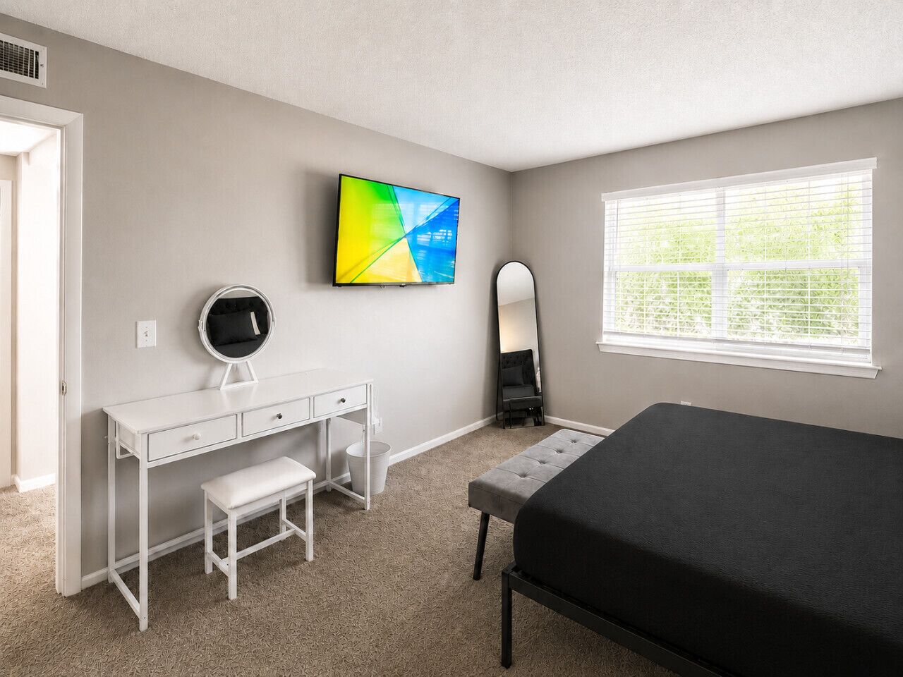 Desk, iron/ironing board, travel crib, WiFi