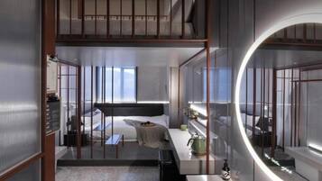 Comfort-Zweibettzimmer, Stadtblick | Verdunkelungsvorhänge, schallisolierte Zimmer, kostenloses WLAN