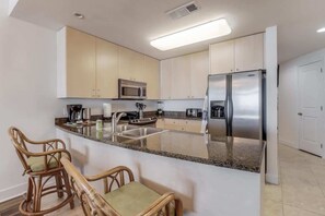 Condo, Multiple Beds, Pool Access, Ocean View (Sea Breeze 0607) | Private kitchen - Endless Blue at the Gulf Watch (Biloxi)