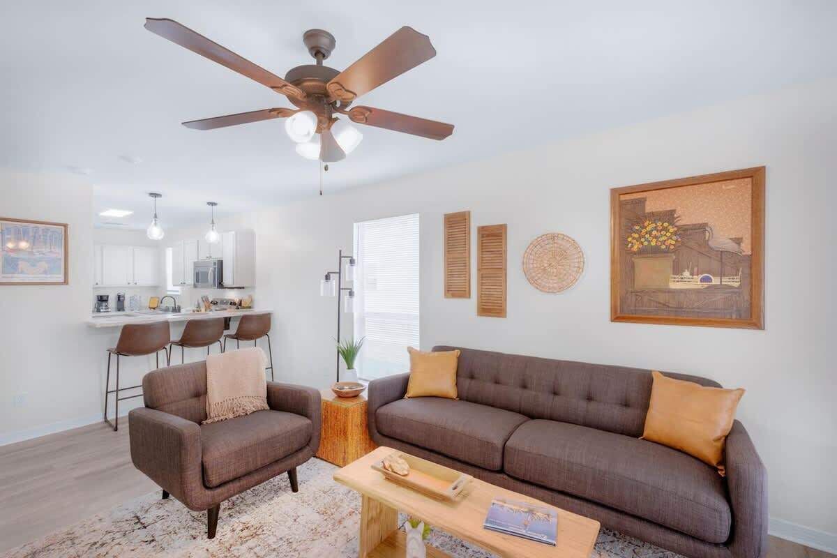 House, 2 Queen Beds, Kitchen, Garden View (Benachi A) | Living area