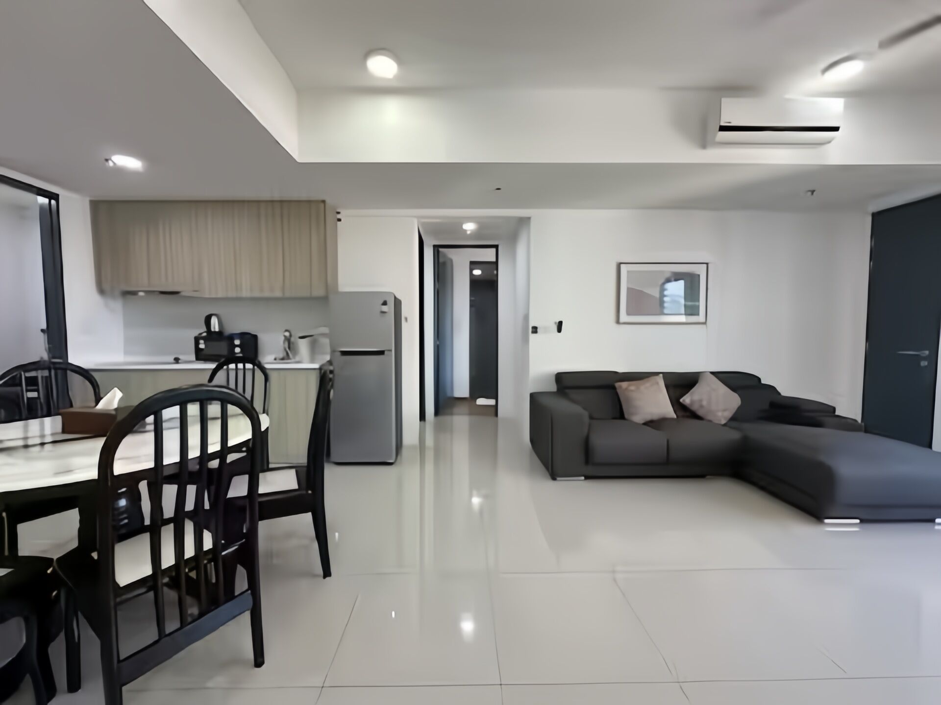 Deluxe-Apartment, 2 Schlafzimmer, Stadtblick | Wohnbereich