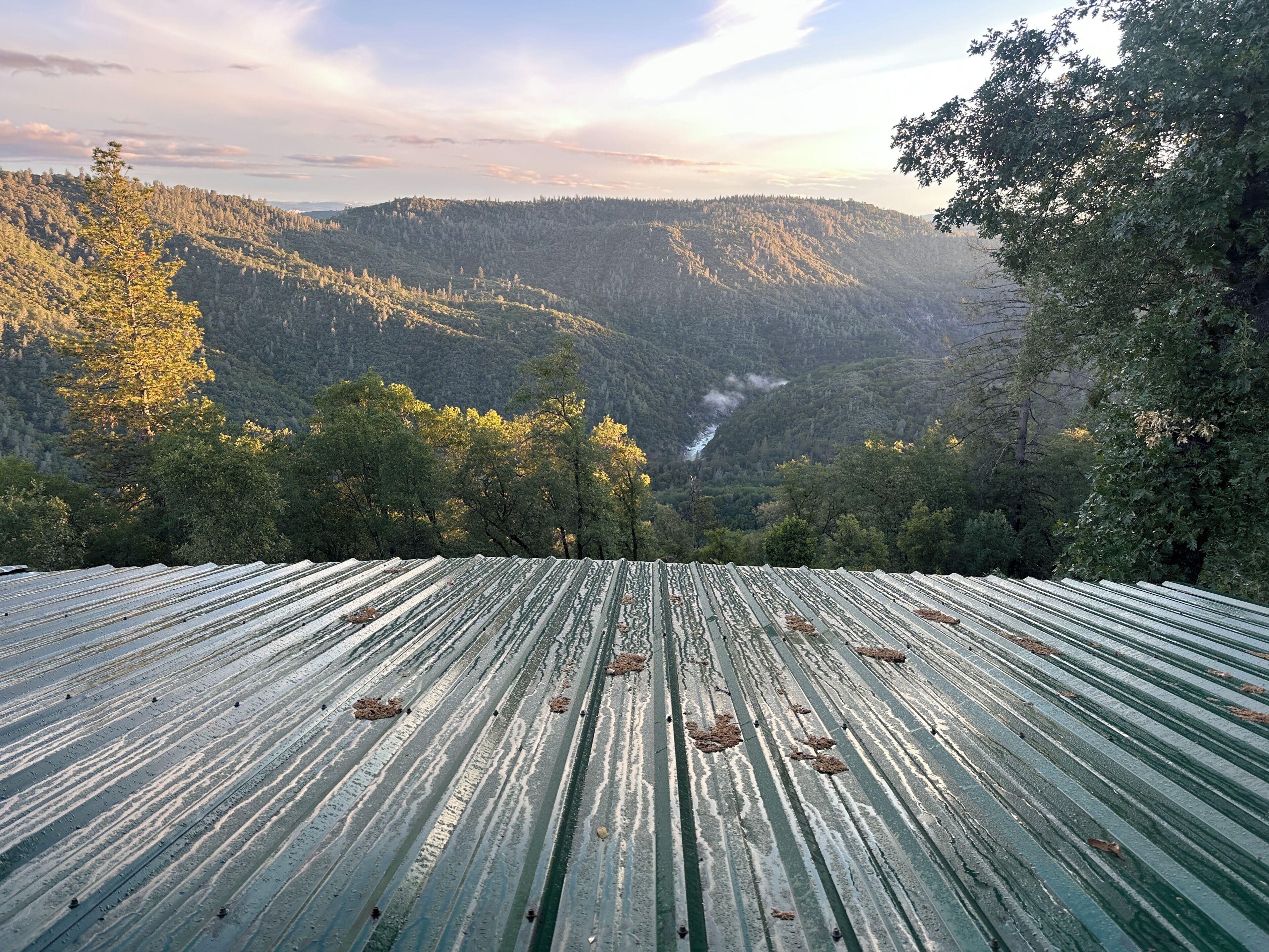 Vue depuis l’hébergement
