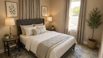 3 bedrooms, iron/ironing board, free WiFi, bed sheets