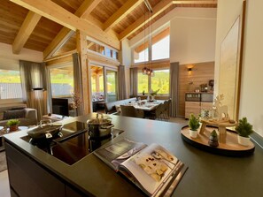 Dining - Nice ski-in-ski-out lodge with sauna and garden (Sankt Lambrecht)