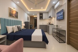 1 bedroom, WiFi, bed sheets - Ivory Stay -Studio Apartment (Jaipur)