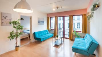 Premium appartement, 2 slaapkamers | Woonkamer