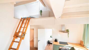Leilighet – deluxe, 4 soverom | Eget kjøkken | Kjøleskap, mikrobølgeovn, ovn og kokeplater