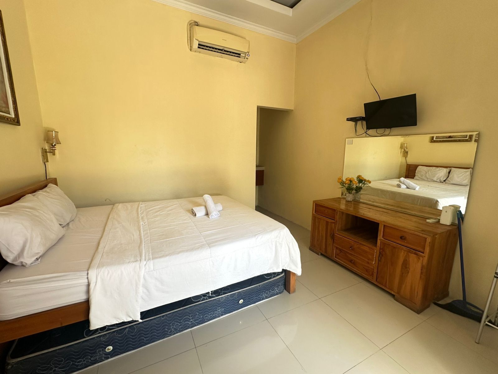 Habitación básica doble | Escritorio y wifi gratis