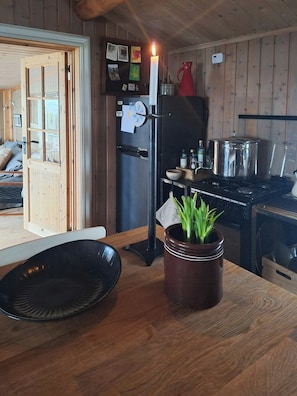 Horno y cafetera y tetera 