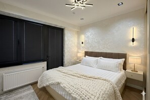Iron/ironing board, internet - Modern Apartment in Alfraganus  Rent Car & Moto (Tashkent)