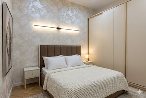 Iron/ironing board, Internet - Modern Apartment in Alfraganus  Rent Car & Moto (Tashkent)