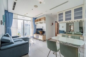 Deluxe Apartment, 2 Bedrooms, Balcony | View from room - The Grand K-Vinhomes - Stunning Views (Thanh My Tay)