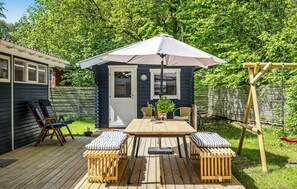 Outdoor dining - Cottage near forest and beach (Glesborg)